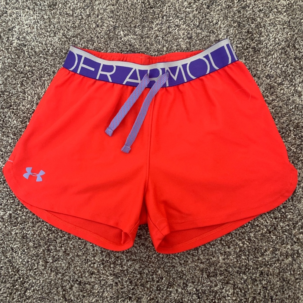 Under Armour Girls Play Up Shorts